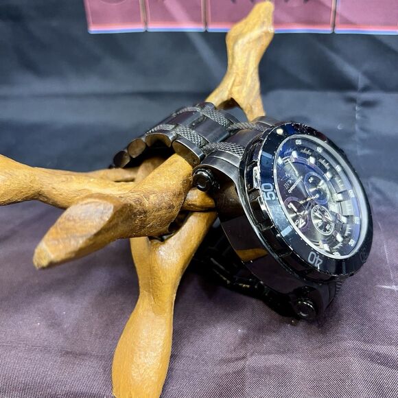 INVICTA Men's Watch 32727 Coalition Forces Black Quartz Chronograph Steel 52mm - Picture 2 of 15